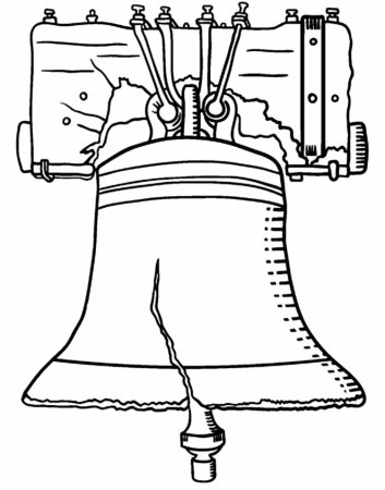 Колокол раскраска