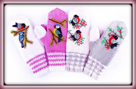 Узоры на варежках