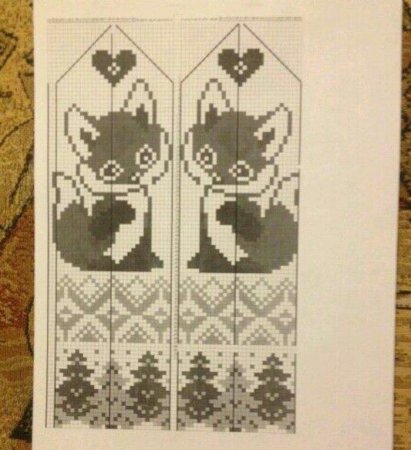 Надежда Глоба (Черепанова) схемы варежек