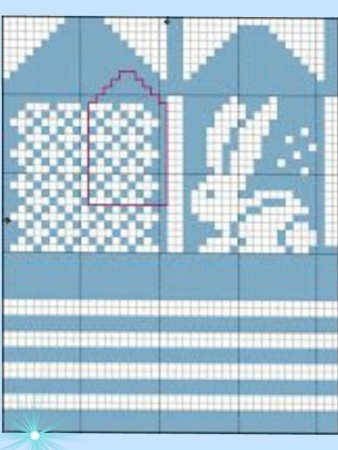 Жаккард для детских рукавичек