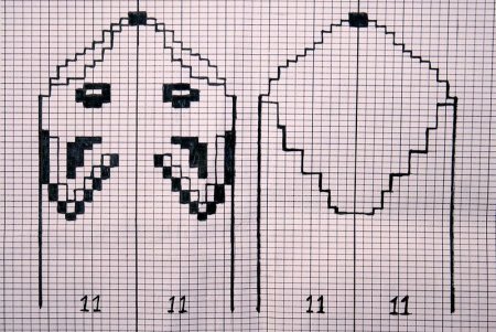 Рисунки для детских варежек