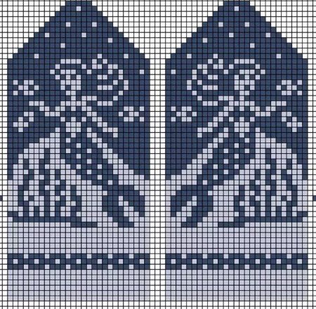 Жаккарды для детских варежек