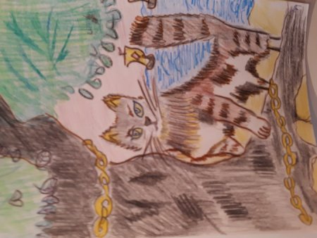 Иллюстрации к Лукоморью Пушкина простые