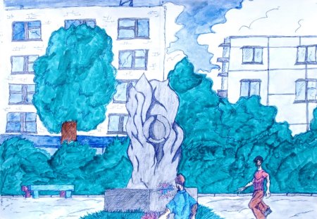 Город Новочебоксарск рисунок