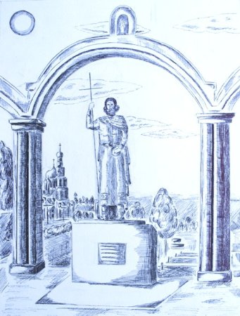 Город Новочебоксарск рисунок