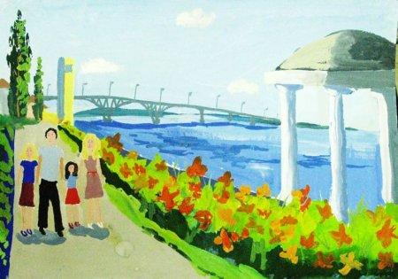 Саратов в детских рисунках