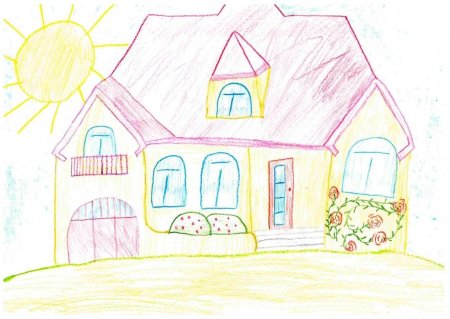 Дом мечты рисунок детский дом моей мечты (55 фото)