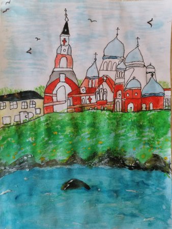 Достопримечательности Карелии рисунок