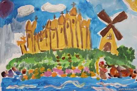 Кижи детские рисунки