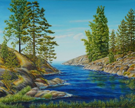 Шхеры Ладожского озера картина известных художников