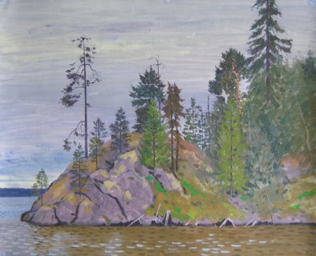 Северная природа Карелии живопись