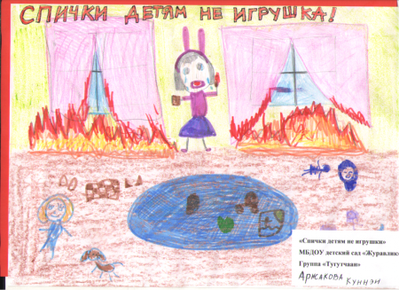 Пожарная безопасность спички детям не игрушка