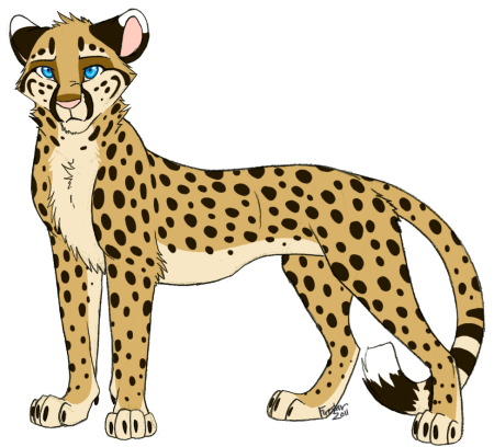 Гепард мультяшная