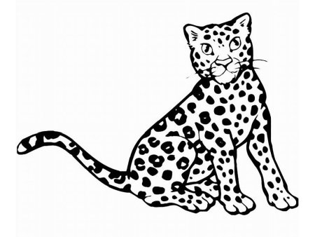 Леопард детский рисунок (51 фото)