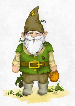 Рисование гномика