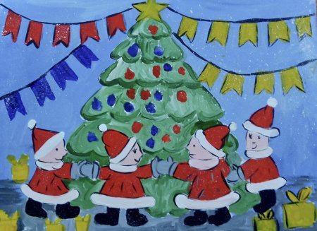 Хоровод из человечков