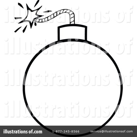 Бомба контур рисунок