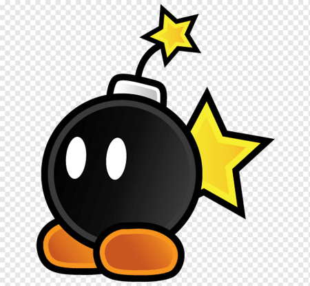 Paper Bob-OMB Марио