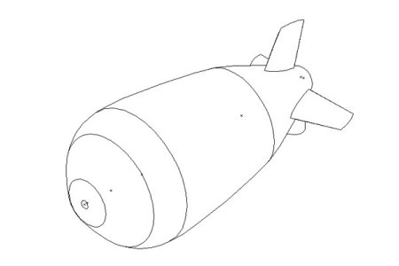 Раскраска ядерная бомба
