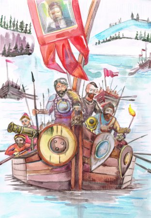 Детский рисунок летописи