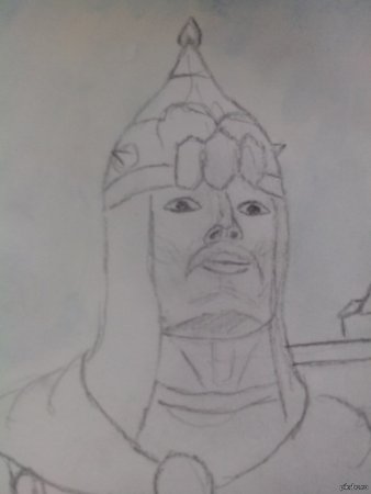 Князь Александр Невский рисунок