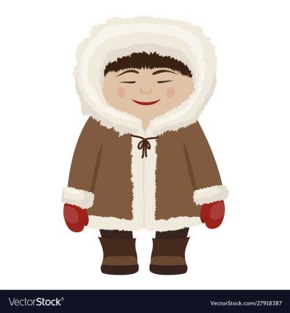 Шубка для ребенка чукчи