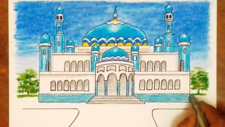 Мечеть рисунок