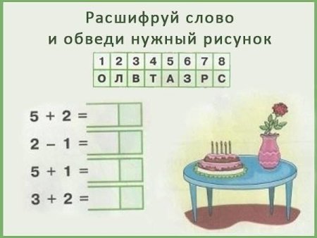 Расшифруй для дошкольников