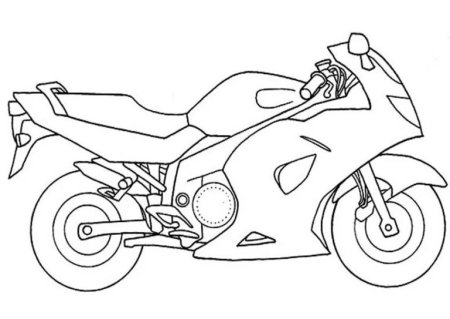 Раскраски для мальчиков мотоциклы