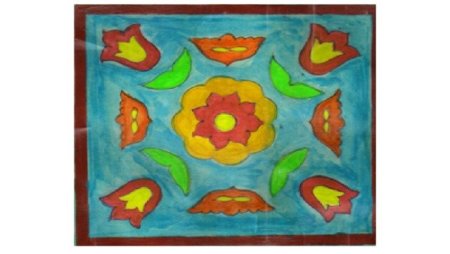 Платок раскраска для детей