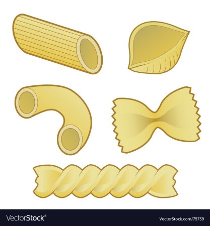 Макароны карандашом