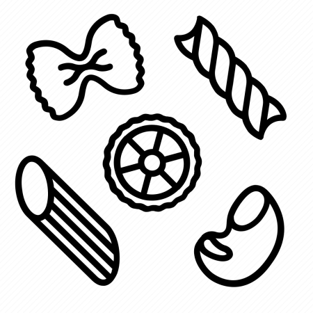 Итальянская паста вектор