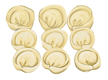 Пельмень мультяшный