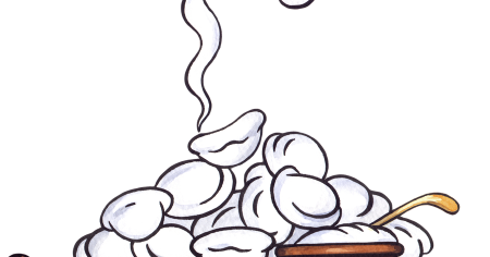 Лепим пельмени рисунок