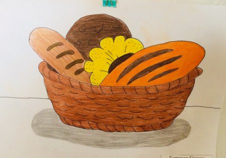 Хлеб рисунок детский (54 фото)