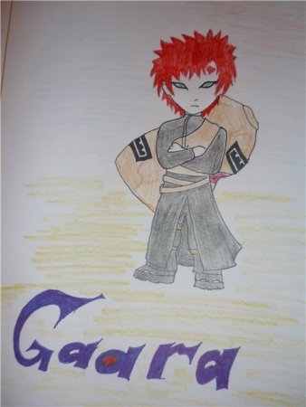 Рисунок тентей из Наруто