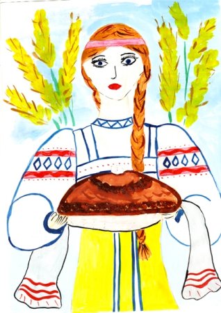 Рисунок на тему хлеб