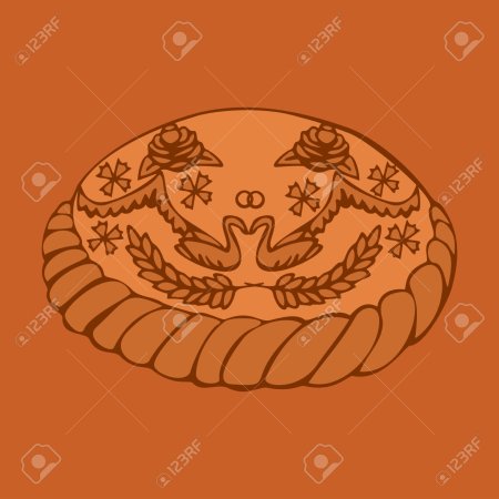 Каравай рисунок для детей