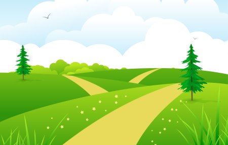 Тропинка мультяшная