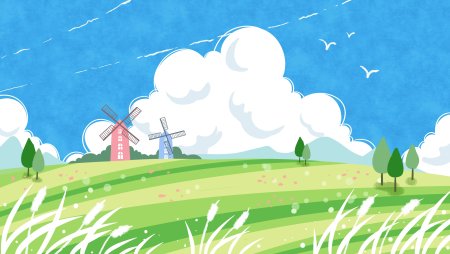 Небо мультяшное