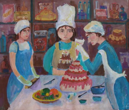 Рисунки на кондитерскую тему