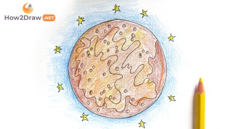 Меркурий Планета рисунок