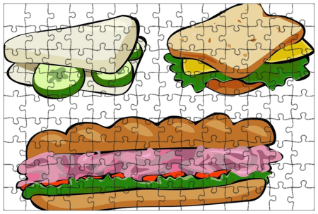 Сэндвич мультяшный