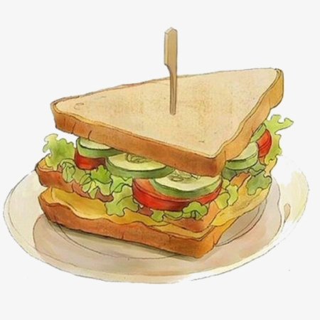 Бутерброд мультяшный
