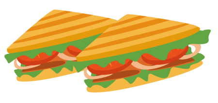 Бутерброд без фона