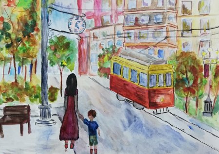 Рисование моя улица