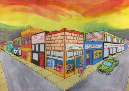 Город рисунок