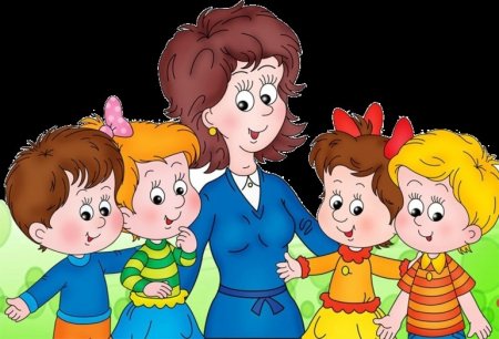 Воспитатель и родители в детском саду