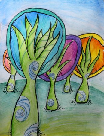 Фантазия рисунок для детей