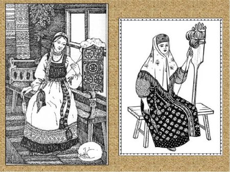 Веретено рисунок